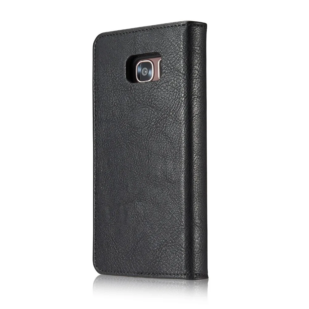 Роскошный кожаный чехол-книжка для samsung Note 10 Plus Note 9, 8, S7 Edge, S8, S9 Plus, съемный магнитный чехол со слотом для карт