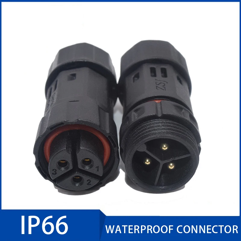 

Assembled Waterproof Electrical Cable Connector Plug Socket 2 3 4 5 6 7 8 9 10 Pin IP68 M19 Connectors for Security Equipment