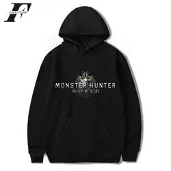 LUCKYFRIDAYF 2018 Monster Hunter мира oversize-худи Толстовка Мужчины/Harajuku/женские хип-хоп мужской пуловер с капюшоном
