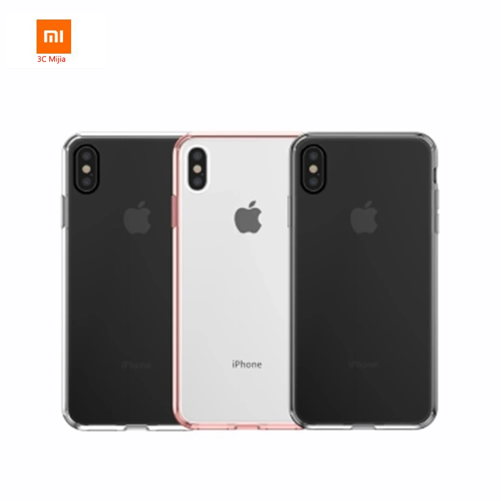 

Xiaomi original back case for iPhone XR 6.1inch / Xs Max 6.5'' crystal color protective case lucid case for iphone X/XS 5.8''