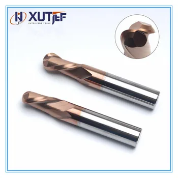 

JF 44 pcs/set Solid Carbide end mills TiXCo coated HRC 58