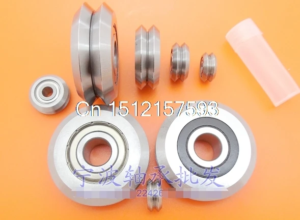 

RM2-2RS 3/8" V Guide Way CNC Sealed V W Groove Ball Bearing 9.525x30.73x11.1mm