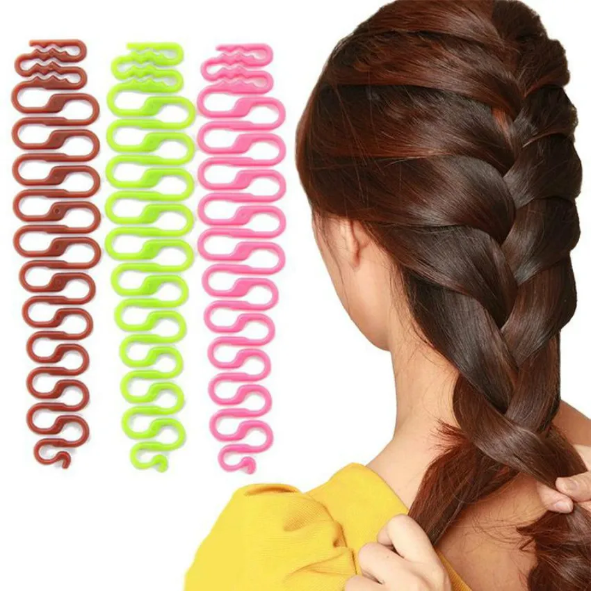 

Hair Styling Tools updo fashion up hair accessories hair dresser French Braid Roller With Magic hair Twist barber Braiding