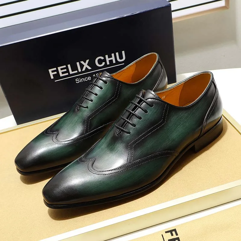 green designer shoes mens