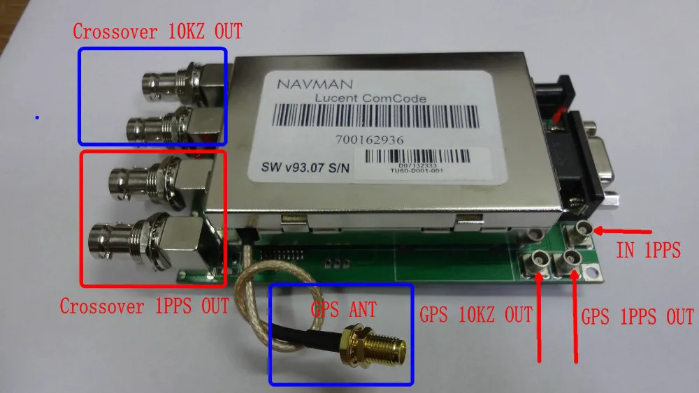 NAVMAN TU60 GPS Module JupiterT GPS timing mdoule /w dev RS232
