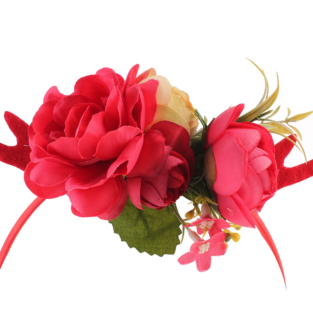Hot Adult Kid Christmas Deer Antlers Costume Ear Party Hair head band Prop for Hen Stage Girl Night Out Party Decor Favor Gift