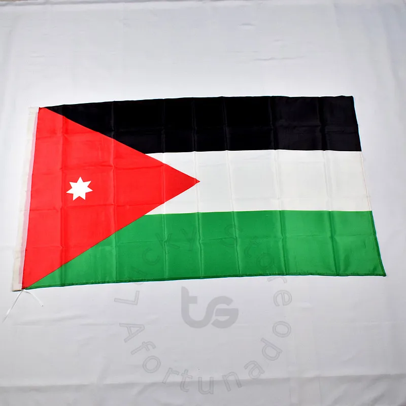 

Jordan 90*150cm flag Banner Free shipping Hanging National flag for meet,Parade,party.Hanging,decoration