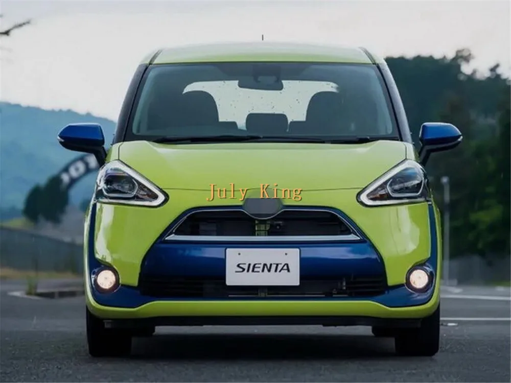 Июля King светодио дный световод стоп-сигналы+ ночного фары DRL чехол для Toyota Sienta серии 170+, 1 пара/лот