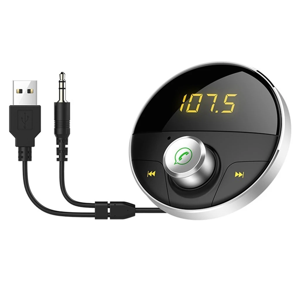 Автомобильный Bluetooth AUX Handsfree автомобильный комплект 3 5 мм аудио mp3 плеер