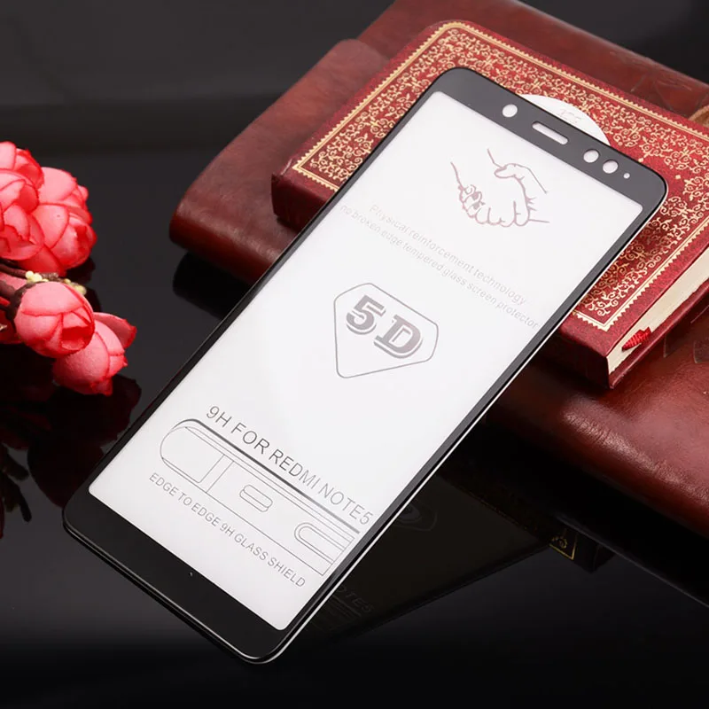 WHAY очки для Xiaomi Redmi Note 5 Pro закаленное стекло 5D Xiomi plus Защита экрана Note5 Mia1