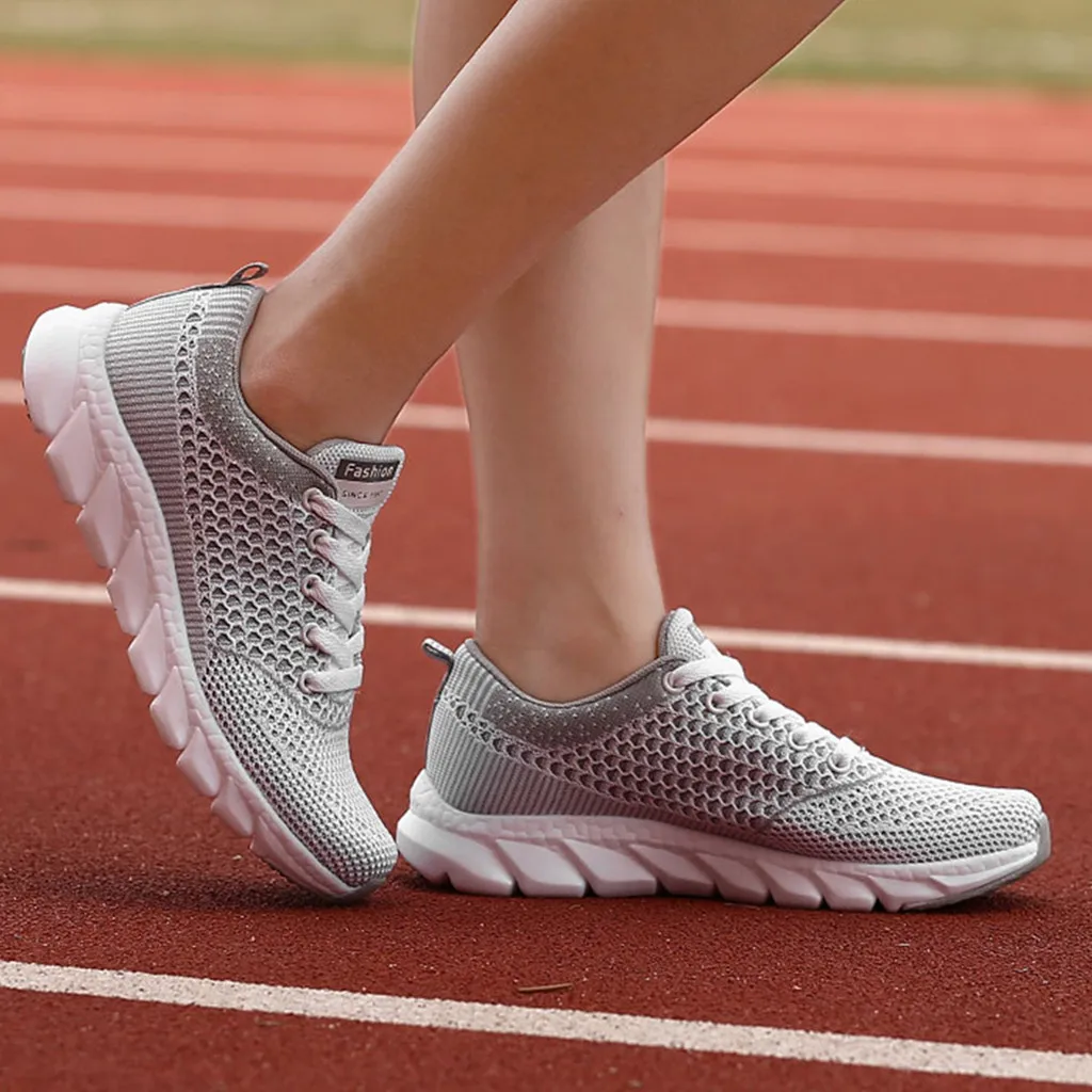 Женская обувь для бега кроссовки дышащие сетчатые мягкая легкая кроссовки женские спортивные туфли Женская прогулочная беговая Обувь# G4