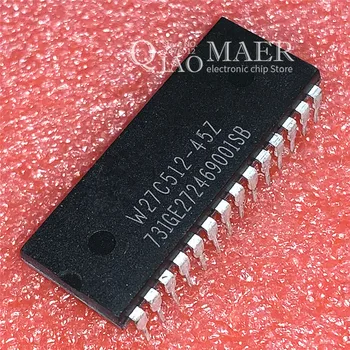 

1pcs/lot W27C512-45Z DIP28 W27C512-45 W27C512 64 k X 8 Electrically erasable EPROM IC