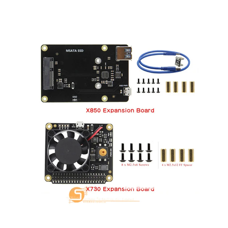 Raspberry Pi X730 управление питанием с безопасным выключением и функцией автоматического охлаждения Плата расширения для Raspberry Pi 3B+(plus)/3B