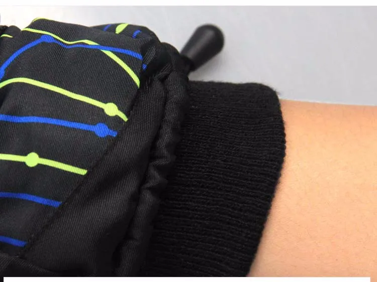 18GLV866 men and women Outdoor thermal ski gloves Thickening fleece antiskid cycling gloves