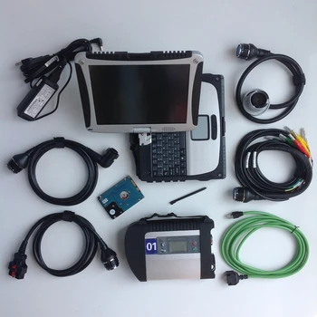 

Warranty quality MB Star C4 SD Connect with hdd 09/2020 latest mb star c4 software SD C4 diagnostic tool with laptop cf19 Rugged