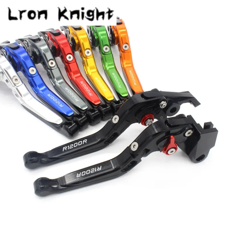 

For BMW R1200R R 1200R R1200 R 2015 2016 2017 Motorcycle Accessories Folding Extendable Brake Clutch Levers LOGO R1200R
