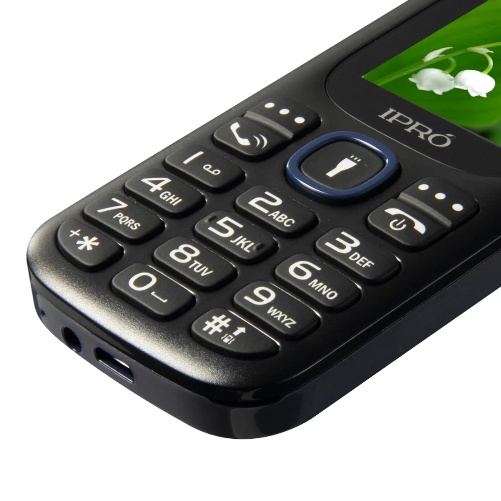 Оригинальный ipro I3185 Dual SIM Разблокирована Мобильные телефоны gsm SC6531DA 1.77 дюймов