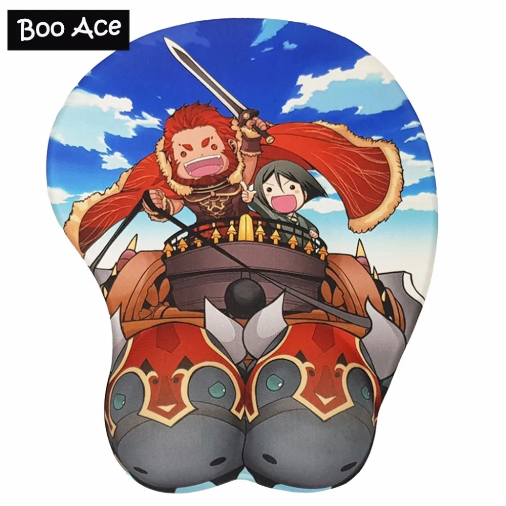 Игровой коврик для мыши Fate/ Zero Weber и Rider привлекательный большой мягкий 3D с мягкой
