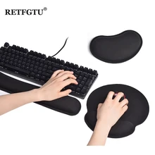 Keyboard Wrist Rest Pad Mouse Wrist Rest Pad Ergonomic Memory Foam Mat Pads Comfort Gaming Mouse Pad For Office Computer Laptop цена Keyboard Wrist Rest Pad Mouse Wrist Rest Pad Ergonomic Memory Foam Mat Pads Comfort Gaming Mouse Pad For Office Computer Laptop цены онлайн