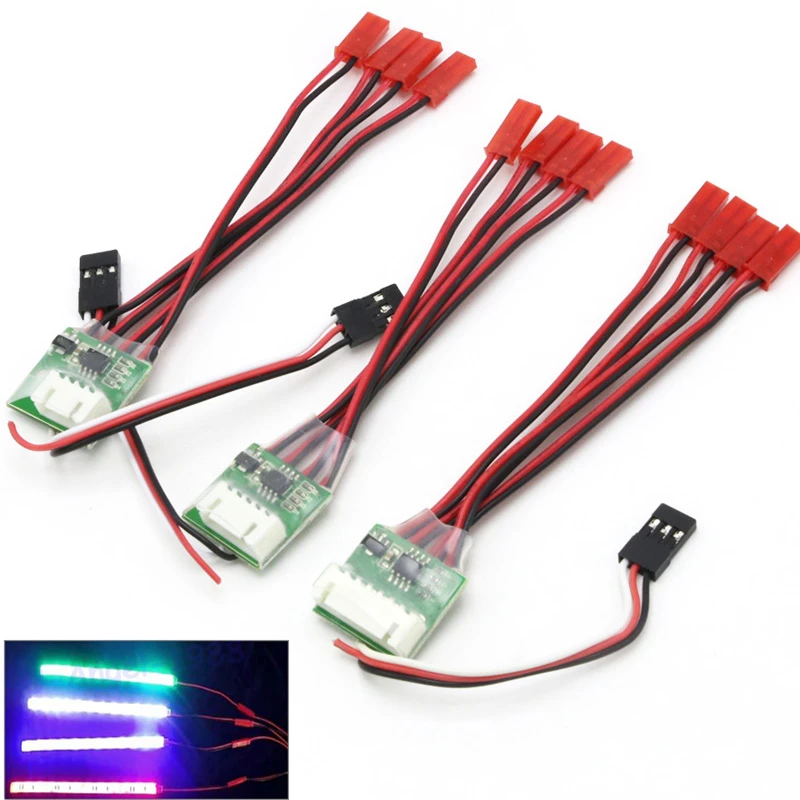 rc plane led light controller