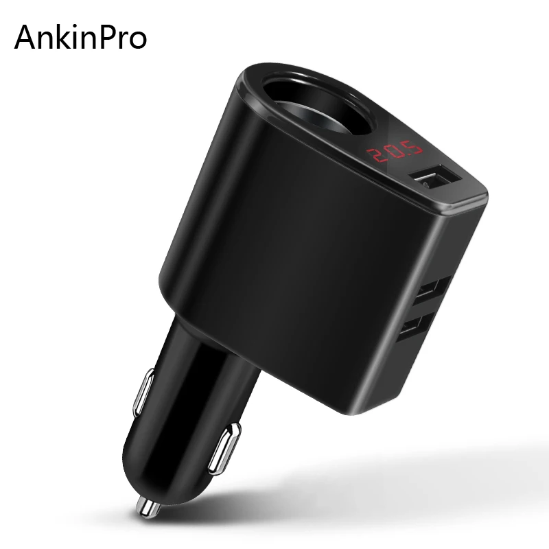 CinkeyPro автомобиля Зарядное устройство 3 Порты и разъёмы USB автомобиль мобильного