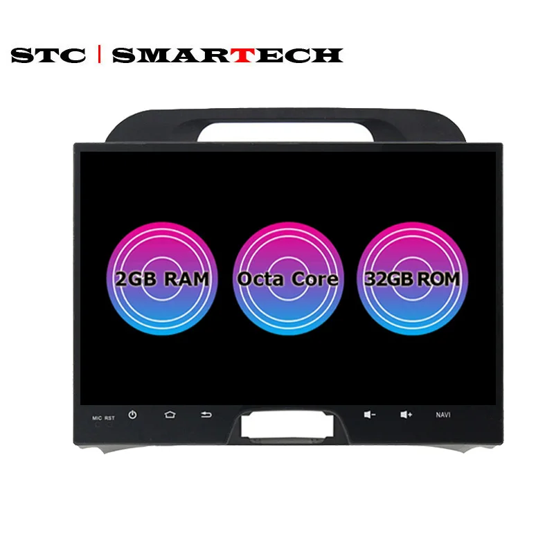 SMARTECH font b Car b font Multimedia IPS 2din Android 8 1 for KIA Sportage font