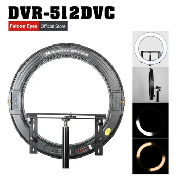 

FALCON EYES Photographic Light 31W Ring Video Light Continuous Lighting Led Ring Light W/Bracket/ filter DVR-512DVC CD50