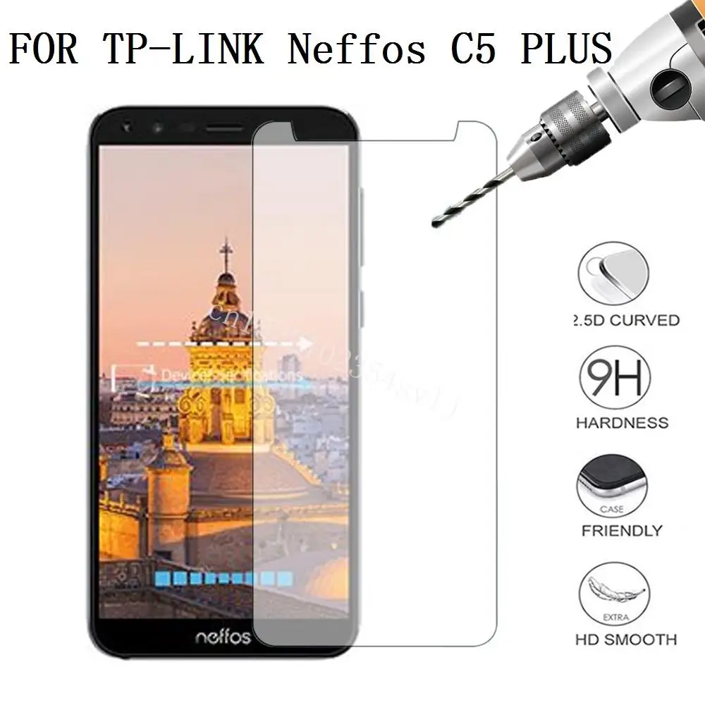 Защитный чехол из закаленного стекла для Neffos C 5 PLUS защитная пленка премиум класса