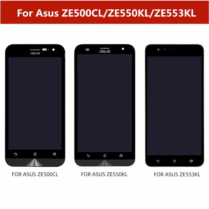 

Asus Original Screen LCD Display Touch Screen digitizer Assembly With Frame For Asus Zenfone ZE500CL/ZE550KL/ZE553KL LCD screen