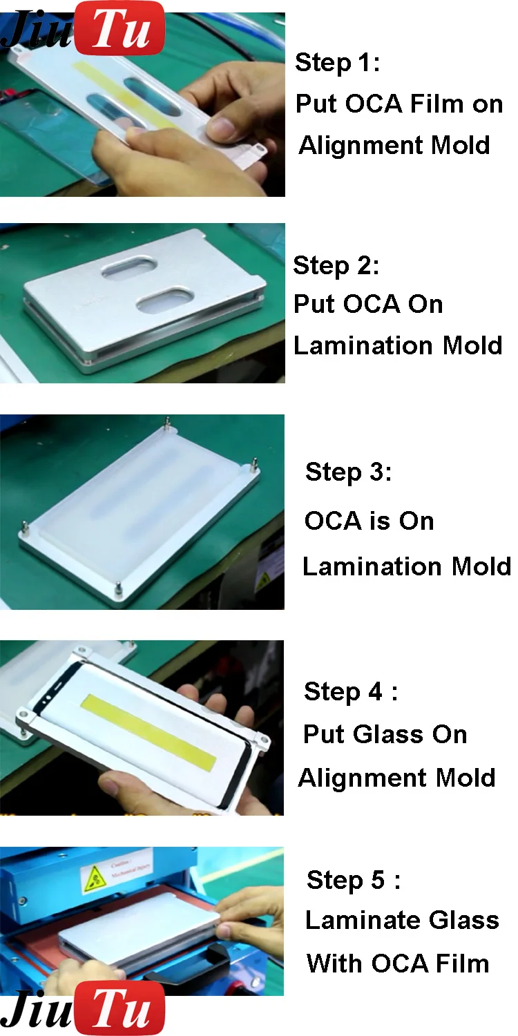 s6 s7 edge s8 s8+ screen repair molds Molds Step 1