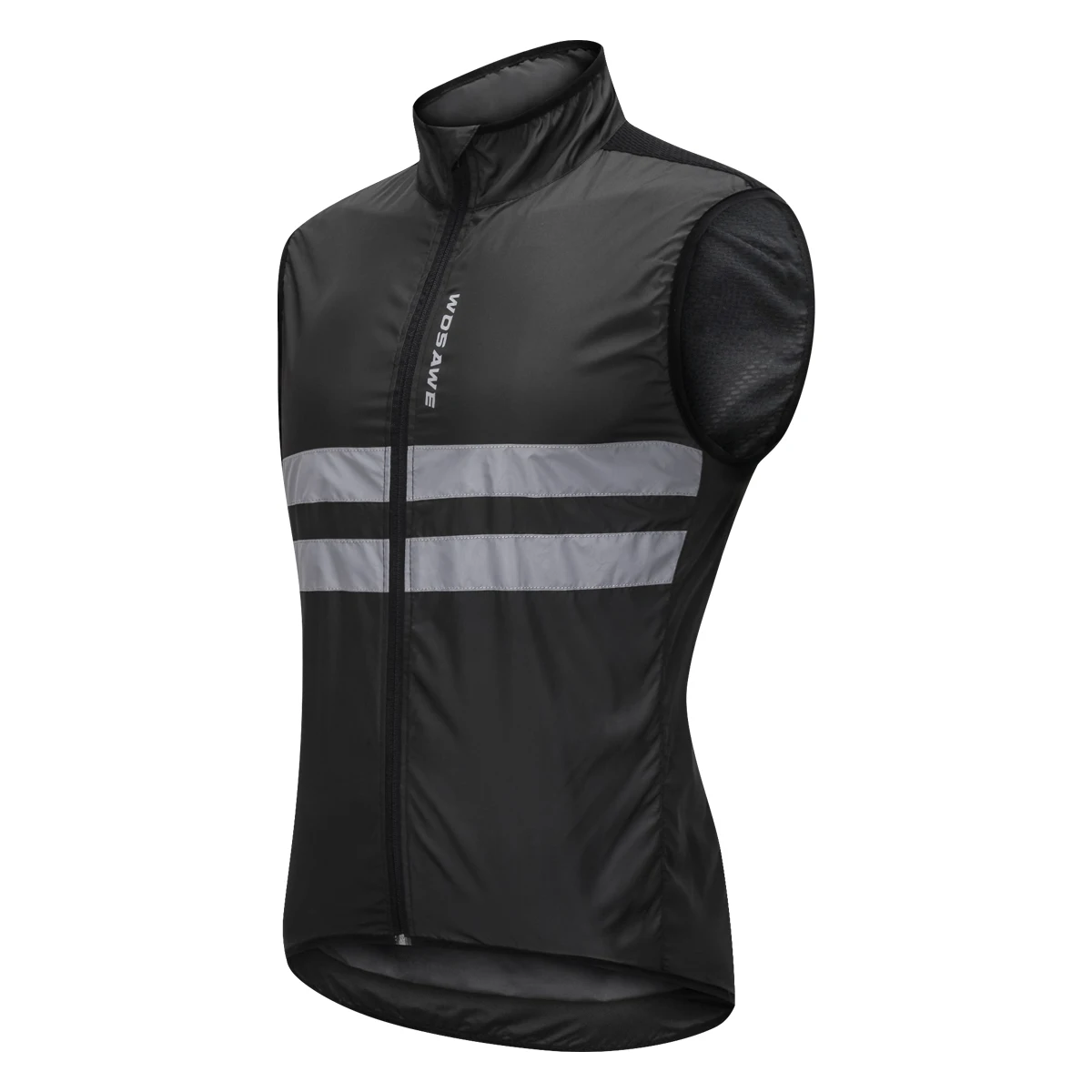 Cycling jacket WOSAWE Men's Windbreaker Windproof waterproof breathable Light weight Reflective Bike riding jacket vest