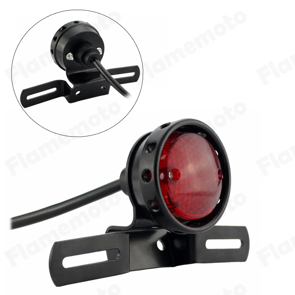 

UNDEFINED Motorcycle LED Red Rear Tail Brake Stop Light Lamp For Harley Honda Yamaha Suzuki Kawasaki Cafe Racer Chopper Bobber