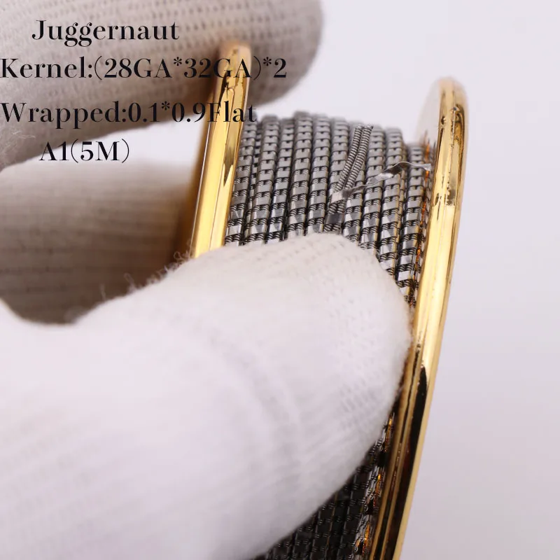 XFKM 5 м/рулон A1 Сплавленный Clapton juggernaut для RDA RBA перестраиваемый распылитель