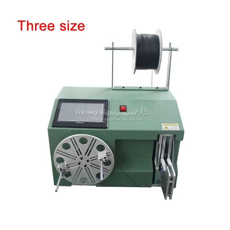 سلك كابل لفائف لف ملزم شاشة تعمل باللمس للأجهزة الكهربائية الرقمية التلقائي مع الشريط و حجم مختلفة لاختيار