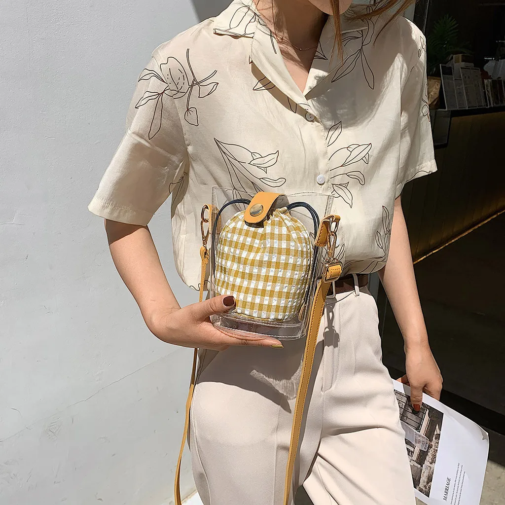 Сумки для женщин 2019 модная прозрачная сумка композитный Топ пакет сумка через плечо bolsas de mujer bolsos mujer de lona #20