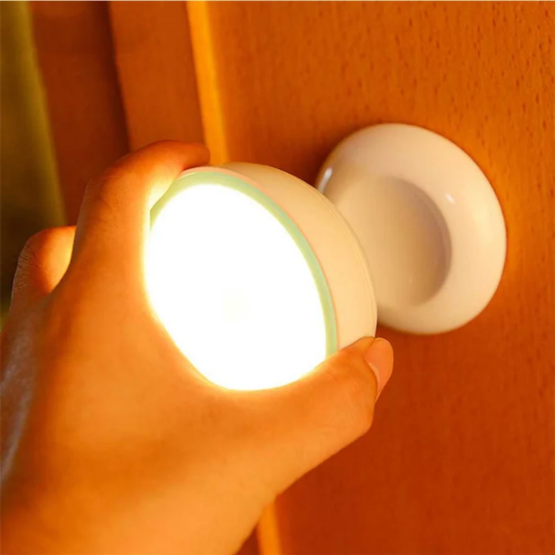 

New technology products 360 Degree Rotate Intelligent LED Light Human Body Sensor Lamp Magnetic Adsorption Corridor Wall Lamp