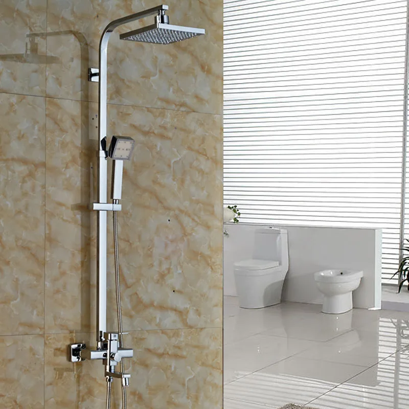 Круглый смеситель для душевой