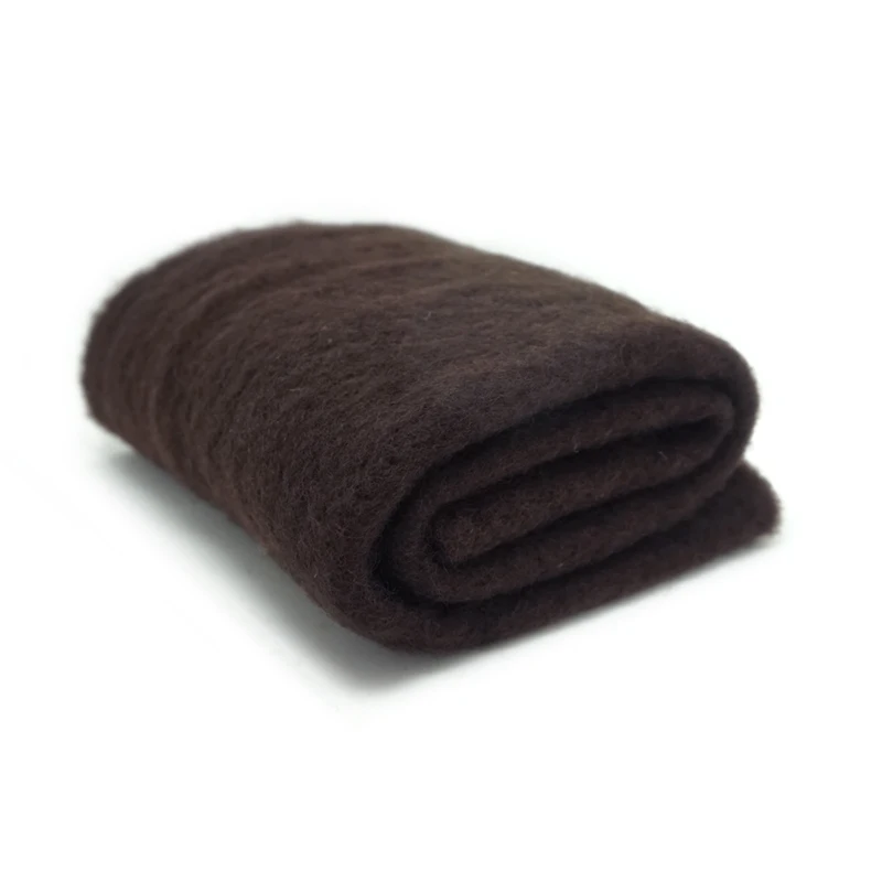 

Free shipping Natural wool Batt /semi-felting wool for needle felt, felting needle ,Spinning fiber, Photo props coffee