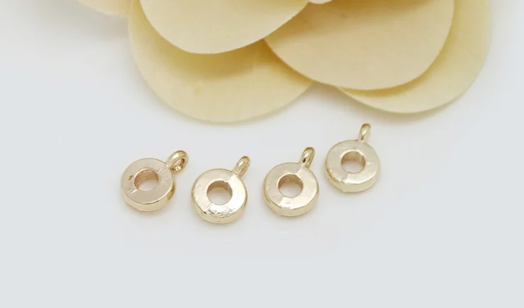 Earring Pendant MY159 5pcs 24K Gold Brass Charm Pendants