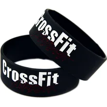 OneBandaHouse Пользовательский логотип 1 дюймов широкие силиконовые браслеты рекламные браслеты