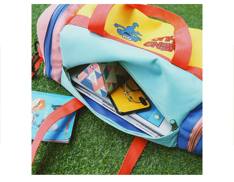 Menghuo Cartoon Travel Bag Women Duffle Bag Nylon Waterproof Colorful Packing New Travel Handbag Weekend Luggage Travel Tote Sac_45