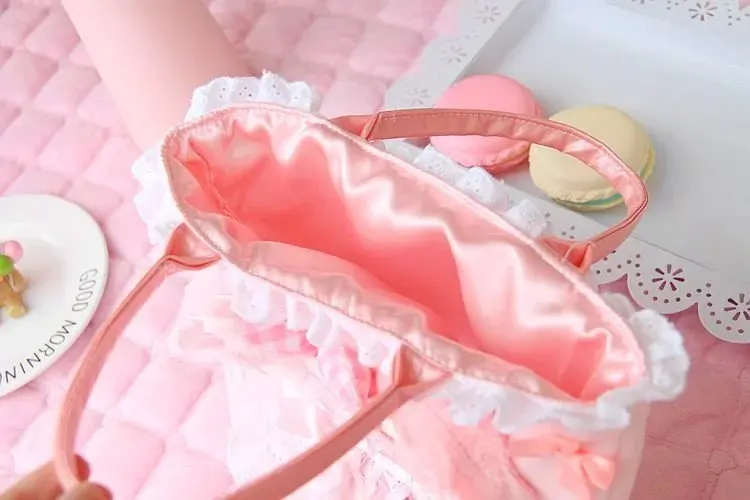 Высококачественная милая розовая сумка с бантом для девочек 2 стиля 1 шт