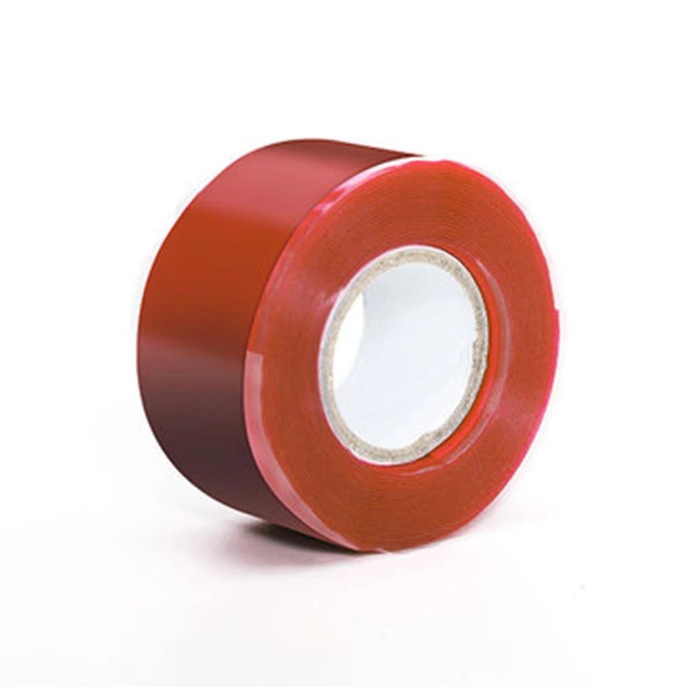 Многофункциональная резиновая изоляция самоклеющаяся клейкая лента силиконовый шланг ремонт провода водонепроницаемая лента садовая Ванна домашние инструменты для приготовления пасты - Цвет: Red