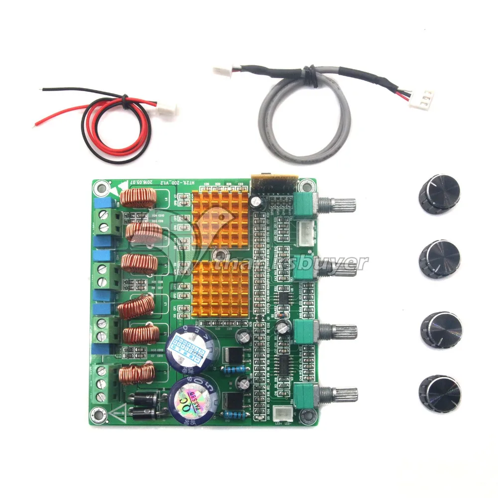 Bluetooth 4 0 receiver Digital 2 1 Class D HIFI Power Amplifier Board 3CH Super Bass