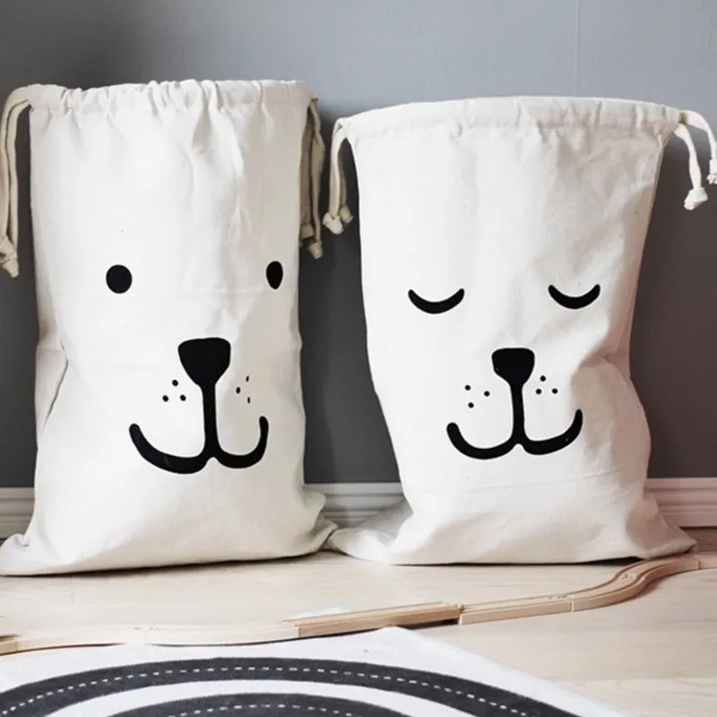 الكرتون متعددة الوظائف غسالة تصميم قماش سلة الغسيل القذرة حقيبة الطفل الطفل غرفة الرباط المنظم المنظم