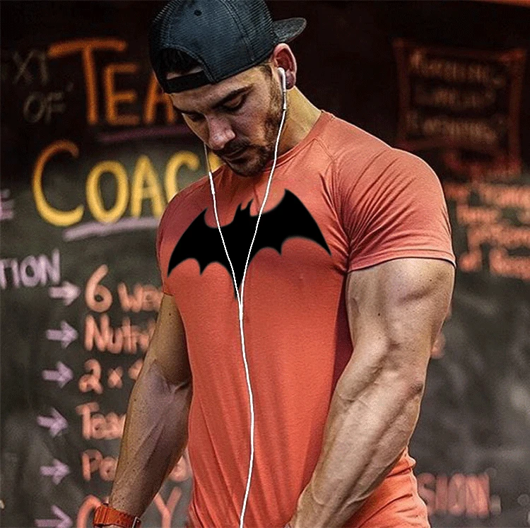 Summer Fashion Man Gyms Bodybuilding font b Fitness b font Tops Tee Muscle Men s Sportswear