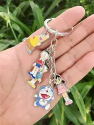 Япония аниме брелок с Дораэмоном ожерелье из мультфильма дети kawaii игрушечные лошадки косплэй интимные Аксессуары Гаджеты брелок подвеска