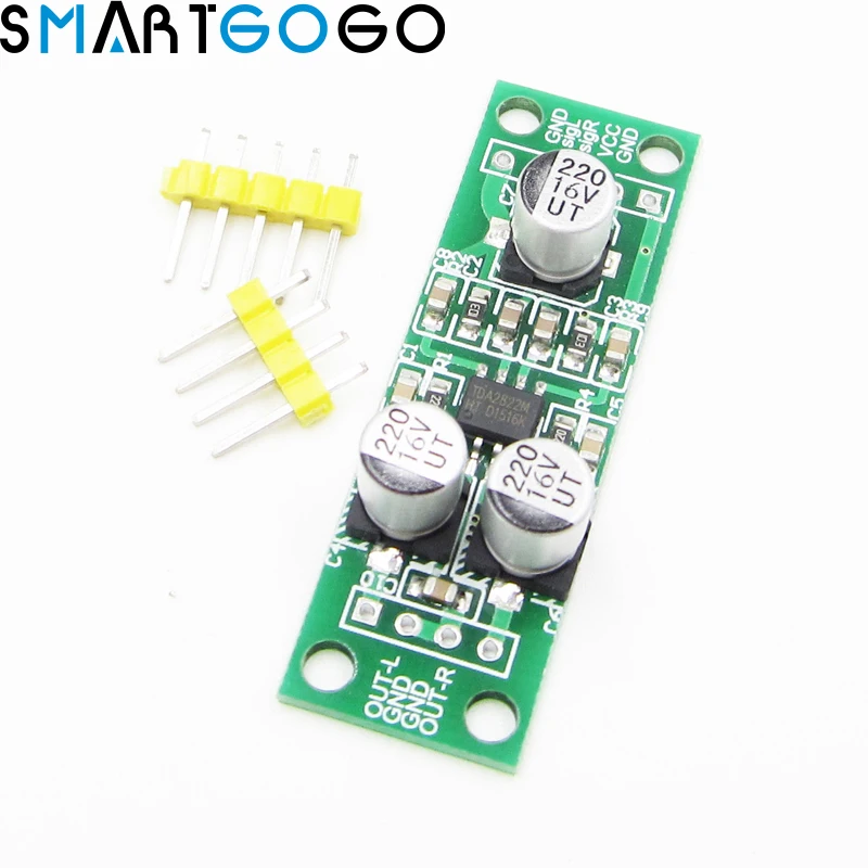 

2x1.5W TDA2822 Dual Channel Stereo Audio Module Power decodificador diy amplifier kit Board Audio Board 5V 2 X 1W