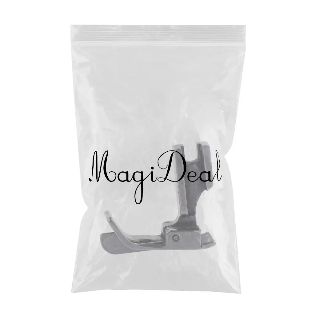 Silver Steel Industrial Sewing Machine Feet Hinged Presser Foot Sp-18 with Right Guide  Size 1/32 1/16 1/8 5/32 3/16 1/4