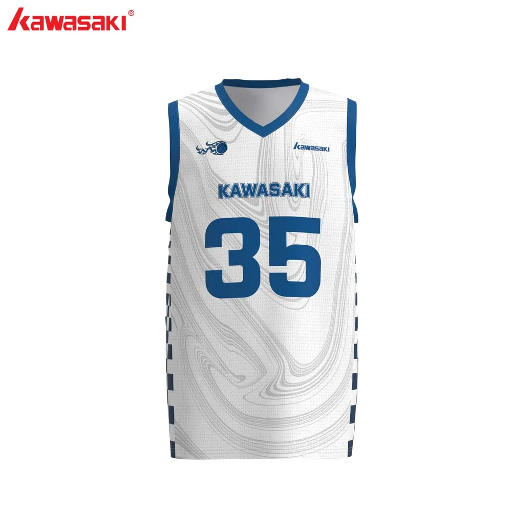 Kawasaki бренд пользовательские мужской и женский баскетбол Трикотажный жилет рубашки Молодежные коллаж спортивный топ для практических занятий тренировочные футболки